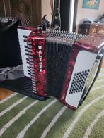 Walther Teeny 48 accordeon + gigbag + koffer, Overige merken, 48-bas, Ophalen of Verzenden, Zo goed als nieuw