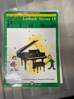 Piano Lesboek Niveau 1B - Alfred's Basic Library, Ophalen of Verzenden, Gelezen, Instrument