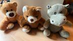 3 schattige knuffels, samen €2, Ophalen, Zo goed als nieuw, Overige typen