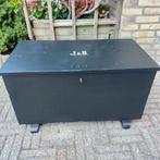 Mooie ZWARTE  houten decoratie kist Afsluitbaar, Minder dan 50 cm, 50 tot 100 cm, Ophalen of Verzenden, Zo goed als nieuw