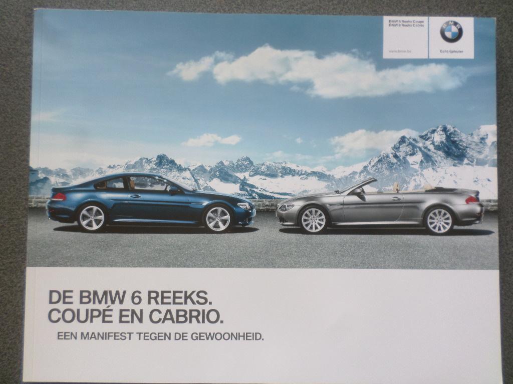 BMW 630i 635d 650i Coupe & Cabrio 2009 Brochure, Ophalen of Verzenden, Zo goed als nieuw, BMW