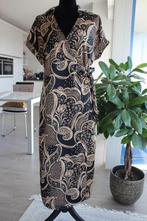 Stijlvolle overslagjurk met luxe paisleyprint & strikdetail,, Maat 38/40 (M), Mango, Zwart, Ophalen of Verzenden