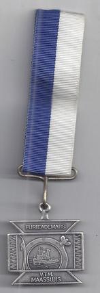 Mr233 medaille vtm maassluis, Postzegels en Munten, Penningen en Medailles, Ophalen of Verzenden, Overige materialen