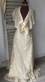 Antiek tule/kant/rok/onderrok/kraag/Frans tule/Wespentaille, Antiek en Kunst, Antiek | Kleding en Accessoires, Ophalen of Verzenden