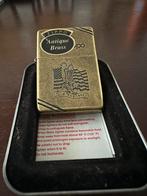 Zippo Antique brass nieuw, Verzamelen, Rookartikelen, Aanstekers en Luciferdoosjes, Ophalen of Verzenden, Zo goed als nieuw, Aansteker