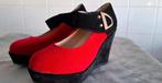 Nieuwe rood /zwarte gothic  schoenen, Kleding | Dames, Schoenen, Ophalen, Overige typen, Nieuw, Rood