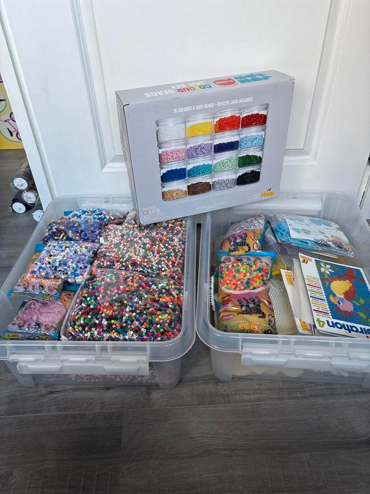 Grote Partij Strijkkralen met Toebehoren, Kinderen en Baby's, Speelgoed | Educatief en Creatief, Nieuw, Knutselen, Ophalen of Verzenden