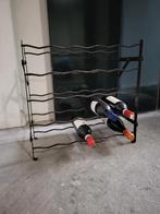 Vintage wijnrek, Ophalen, Gebruikt, Metaal, 50 tot 75 cm