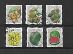 R-Suriname  nr. 140-45  gestempeld, Ophalen, Gestempeld