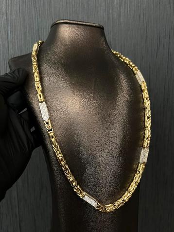 14k gouden koningsketting dik schakel 70 cm nieuw beschikbaar voor biedingen