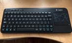 Logitech K400 Draadloos Toetsenbord, Computers en Software, Toetsenborden, Gebruikt, Multimediatoetsen, Ophalen of Verzenden, Draadloos