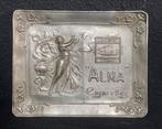 Sigaretten reclame/ as schoteltje. Verzilverd. Art Nouveau, Antiek en Kunst, Antiek | Woonaccessoires, Ophalen of Verzenden