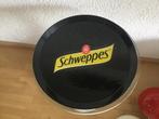 Schweppes dienblad, Ophalen of Verzenden, Gebruikt, Rond, Kunststof