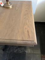 Bijzettafel Flamant 75x75 eettafel klein massief eiken, Ophalen, Eichholtz, Nieuw, Delfseweg 52 Noordwijkerhout