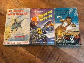 Oude jeugdboeken: Rovershol, Stormende Motoren, Vliegende Do beschikbaar voor biedingen