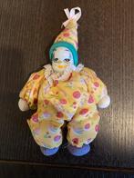 Vintage porseleinen clownsfiguur 15 cm, Verzamelen, Poppen, Ophalen of Verzenden, Gebruikt, Pop