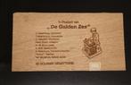 Oud Sigarenkistje hout De Gulden Zes, 50 Bolknak gematteerd, Verzamelen, Rookartikelen, Aanstekers en Luciferdoosjes, Ophalen of Verzenden
