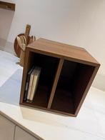 Eket kast walnootpatroon 35x35x35 – met extra middenplank, Huis en Inrichting, Kasten | Overige, Ophalen, Nieuw