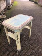 Brocante tafel/decoratie tafel/tafel, Ophalen of Verzenden, Zo goed als nieuw, 75 cm of meer, 60 cm of meer