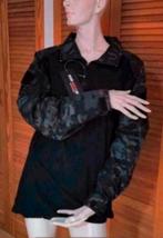 Tactisch Combat Shirt Zwart Camouflage - Maat 3XL, Kleding | Heren, Grote Maten, Ophalen of Verzenden, Nieuw, Zwart, Trui of Vest