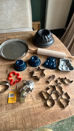 Bakspullen: Deegroller & Koekvormpjes, Ophalen of Verzenden, Nieuw