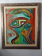 en echte blikvanger, olieverf op doek, Antiek en Kunst, Ophalen of Verzenden