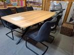 4 Nieuwe stoelen, Antraciet, zwart frame en greep, Armin H&H, Ophalen, Nieuw, Metaal, Vier