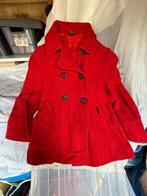Kinderjas zara rood - 70% wool, Kinderen en Baby's, Kinderkleding | Maat 128, Ophalen, Meisje, Zo goed als nieuw, Zara