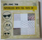 Zi04 PAPIER OM MEE TE KNUTSELEN EN VERSIEREN SMILEYS 18 BLZ, Materiaal, Nieuw, Ophalen of Verzenden, Info@wo-products.nl