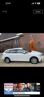 Seat Leon 1.6 TDI 81KW ST 2016 Wit, Stof, 4 cilinders, Leon, Wit