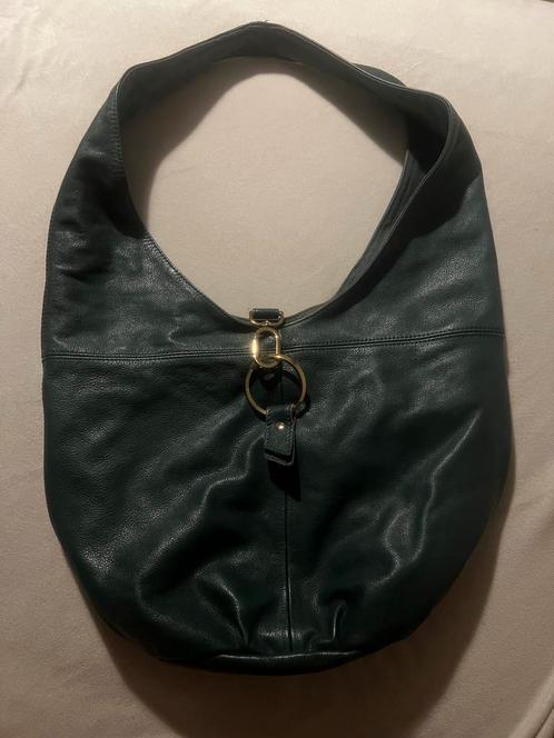 Liebeskind Berlin hobo schoudertas –leer – donkergroen, Sieraden, Tassen en Uiterlijk, Tassen | Damestassen, Zo goed als nieuw