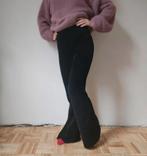 Fluwelen rib broek flared Medium Eight Paris, Maat 38/40 (M), Zwart, Ophalen of Verzenden, Zo goed als nieuw