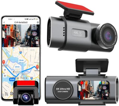Dashcam voor Auto - 4K Dashcam - Dual Lens - 170 Groothoek, Hobby en Vrije tijd, Overige Hobby en Vrije tijd, Nieuw, Verzenden