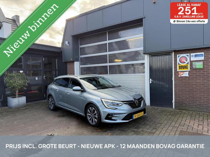 Renault Megane Estate 1.6 E-Tech Plug-In Hybrid 160 Intens *, Auto's, Renault, Bedrijf, Te koop, Mégane, ABS, Achteruitrijcamera