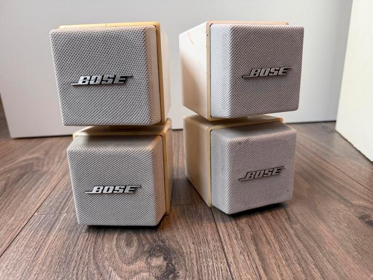 Bose Acoustimass AM-5 Cube speakers met sub, Audio, Tv en Foto, Luidsprekers, Gebruikt, Front, Rear of Stereo speakers, Minder dan 60 watt