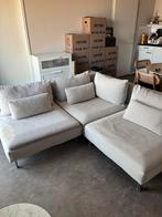 Elementen bank, beige hoekbank, Ophalen, Gebruikt, Driepersoons