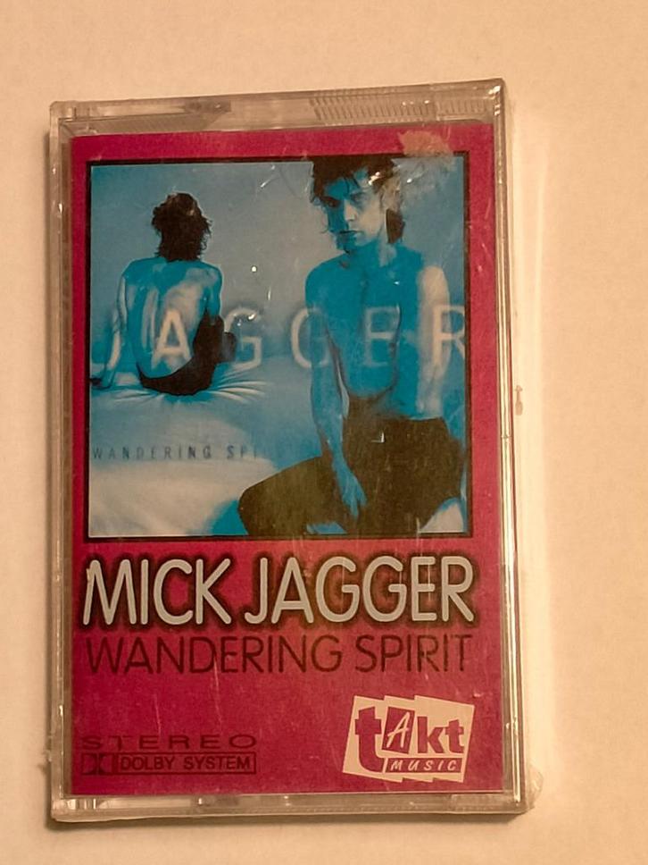 Mick Jagger wandering spirit casettebandje Rolling Stones, Cd's en Dvd's, Cassettebandjes, Gebruikt, Rock en Metal, 1 bandje, Ophalen of Verzenden