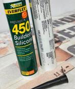 2X Everbuild 450CL Builders Silicone kit siliconkit zwart, Minder dan 4 cm, Overige materialen, Nieuw, Ophalen of Verzenden