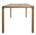 Zuiver Storm Eettafel 220x90 - Naturel, Huis en Inrichting, Eikenhout, 200 cm of meer, Zo goed als nieuw, Vijf personen of meer