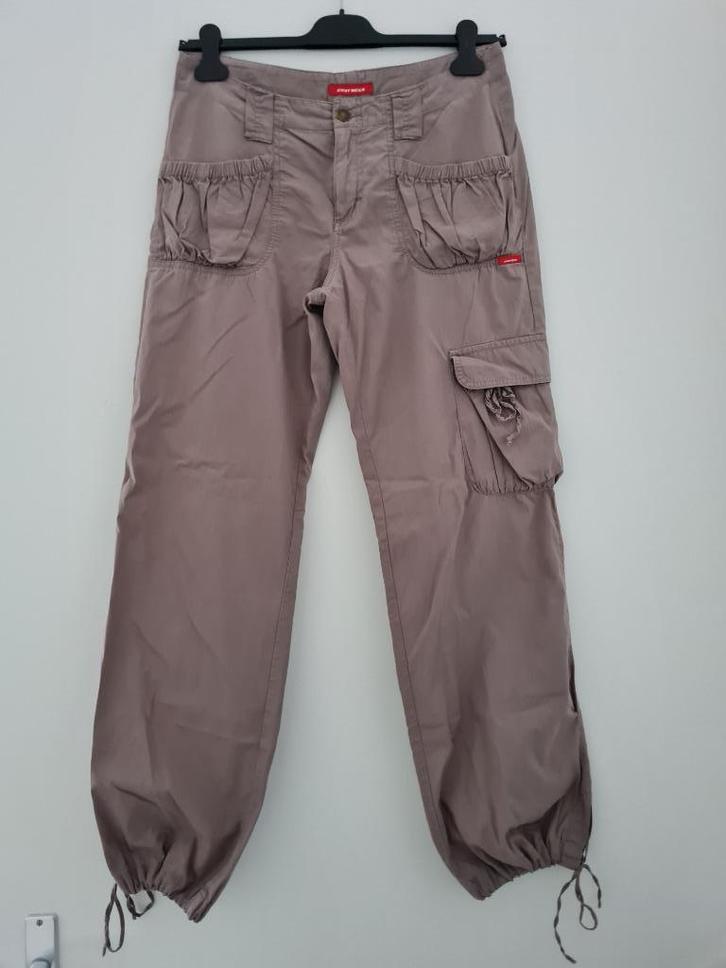 Broek MEXX maat 38 beige, Kleding | Dames, Broeken en Pantalons, Gedragen, Maat 38/40 (M), Beige, Lang, Ophalen of Verzenden