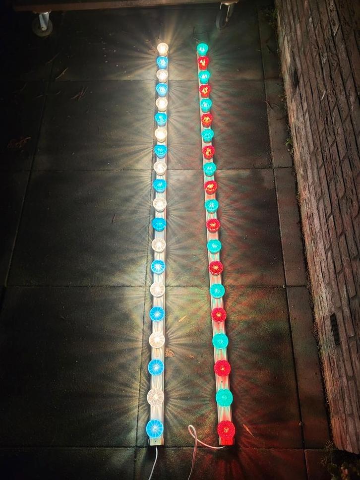 Kermis verlichting, lichtlijsten, lichtbakken, Verzamelen, Merken en Reclamevoorwerpen, Zo goed als nieuw, Lichtbak of (neon) lamp