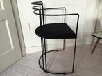 Vintage jaren 80 design draad stoel. Italiaans. Arben., Zwart, Ophalen of Verzenden, Zo goed als nieuw, Metaal