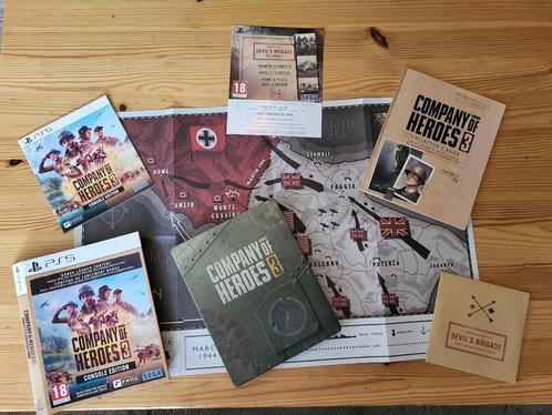 Company of heroes 3 (PS5), metal case incl. collectors book, Spelcomputers en Games, Games | Sony PlayStation 5, Zo goed als nieuw