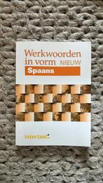 Werkwoorden in Vorm Spaans (Pilar Perez Canizares - Spaans), Boeken, Schoolboeken, Zo goed als nieuw, Nederlands, Overige niveaus