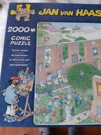Jan van Haasteren 2000 stukjes Kunstmarkt, Ophalen of Verzenden, Meer dan 1500 stukjes, Zo goed als nieuw