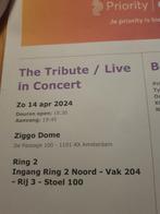 The tribute live in concert in de ziggo dome, Tickets en Kaartjes, April, Twee personen