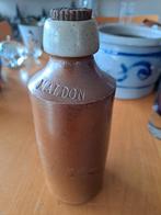 Antieke zoutgeglazuurde steengoedfles - Markham & Maldon, Antiek en Kunst, Ophalen of Verzenden