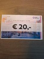 €20 korting bij hotelgiftcard, Twee personen
