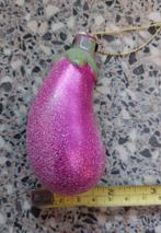 Kerstbal Kerstornament Aubergine, Diversen, Kerst, Ophalen of Verzenden, Nieuw