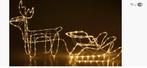Arreslee met Rendier met ledverlichting 230volt, Diversen, Kerst, Ophalen, Zo goed als nieuw